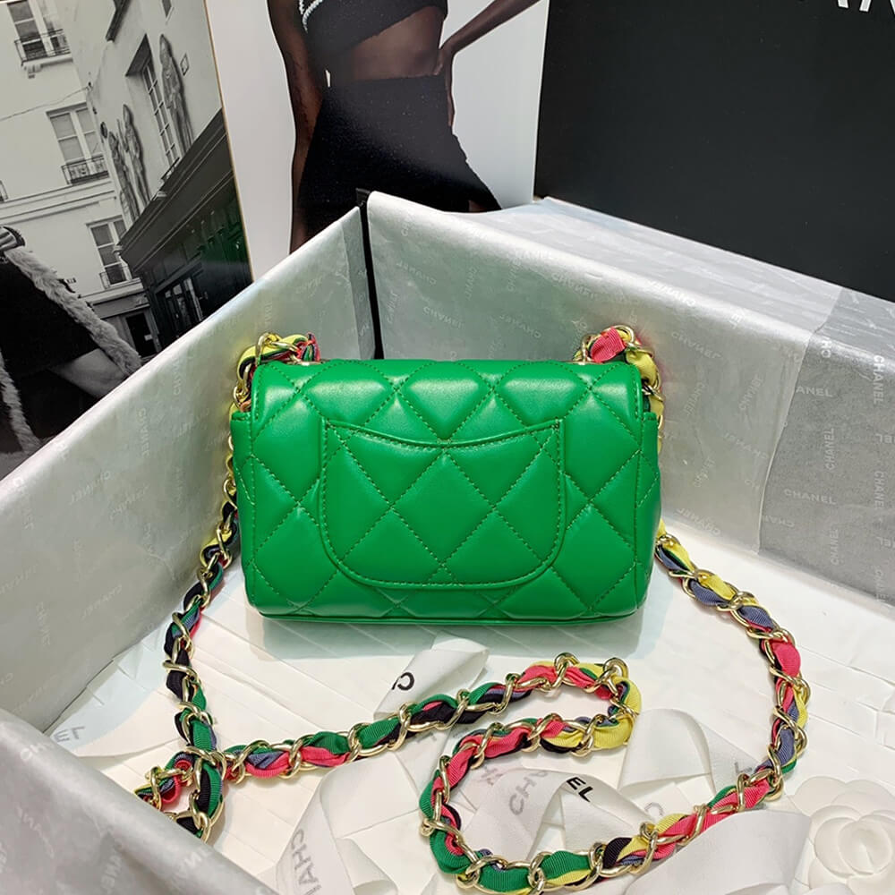 Ch*el small flap bag