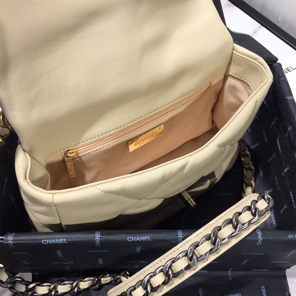 Ch*el 19 small flap bag