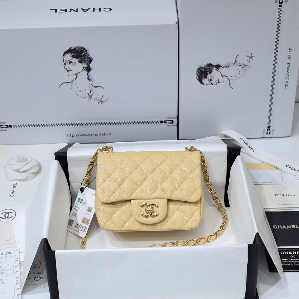 Ch*el mini flap bag